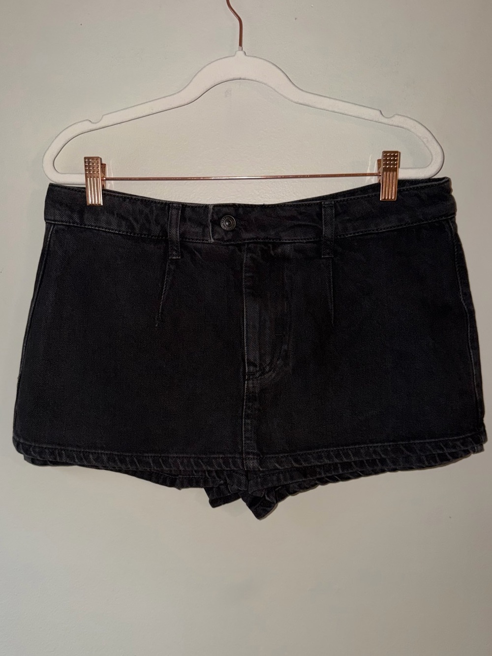 Free People We The Free Black Denim Skort Size 29